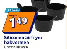 Action Siliconen airfryer bakvormen aanbieding