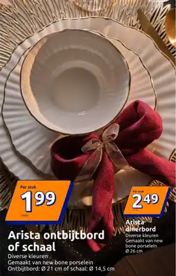 Action Arista ontbijtbord of schaal aanbieding