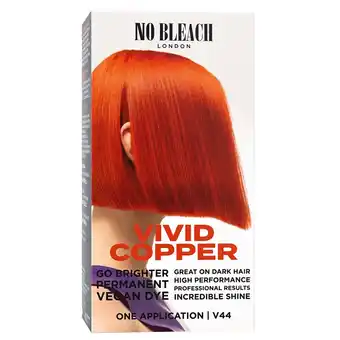 Kruidvat No Bleach London Vivid Copper Permanent Vegan Dye Kit aanbieding