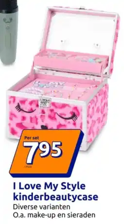 Action I Love My Style kinderbeautycase aanbieding