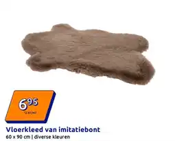 Action Vloerkleed van imitatiebont aanbieding
