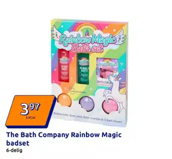 Action The Bath Company Rainbow Magic badset aanbieding