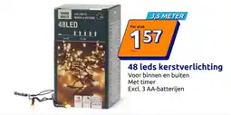 Action 48 leds kerstverlichting aanbieding