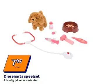 Action Dierenarts speelset aanbieding