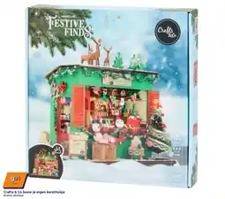 Action Crafts & Co bouw je eigen kersthuisje aanbieding