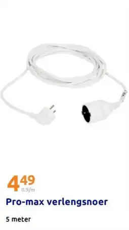 Action Pro-max verlengsnoer aanbieding
