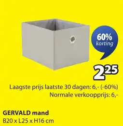 Jysk Gervald mand aanbieding