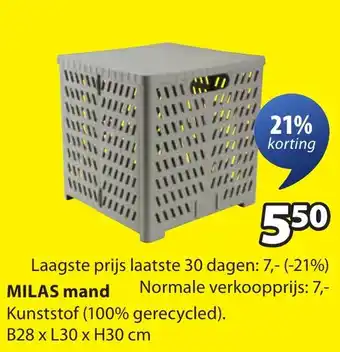 Jysk Milas mand aanbieding