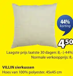 Jysk Villin sierkussen aanbieding