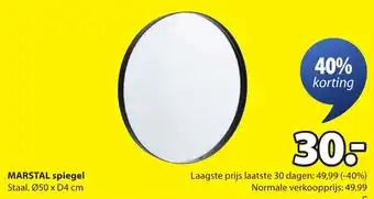 Jysk MARSTAL spiegel aanbieding