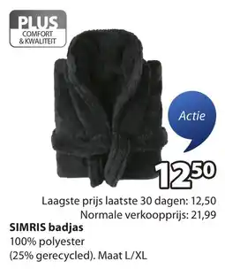 Jysk Simris badjas aanbieding