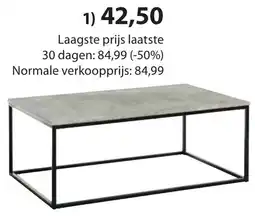 Jysk Dokkedal salontafel aanbieding