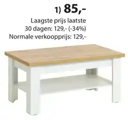 Jysk Markskel salontafel aanbieding