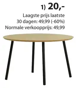 Jysk NYBO salontafel aanbieding