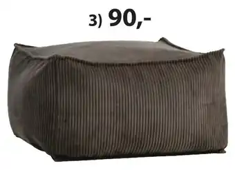 Jysk AARS poef aanbieding