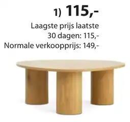 Jysk Ravnsbjerg salontafel aanbieding