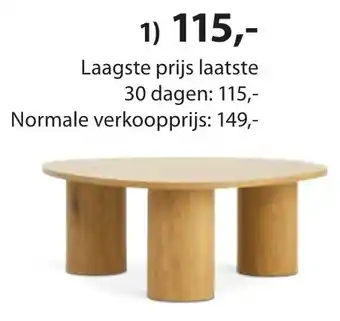 Jysk Ravnsbjerg salontafel aanbieding