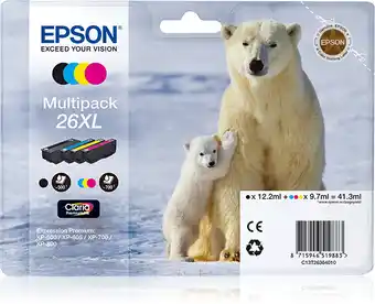 MediaMarkt Epson T2636 Xl Ink Bcmy Blister aanbieding