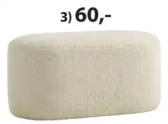 Jysk Orebo poef aanbieding