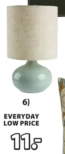 Jysk Eivin tafellamp aanbieding