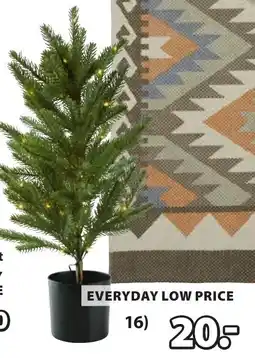 Jysk Frost kunstboom aanbieding