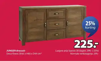 Jysk Jungen dressoir aanbieding