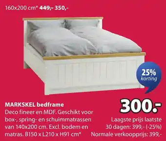 Jysk Markskel bedframe aanbieding