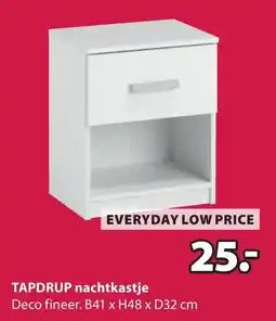 Jysk Tapdrup nachtkastje aanbieding