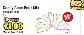 Budget Food Candy Cane Fruit Mix aanbieding