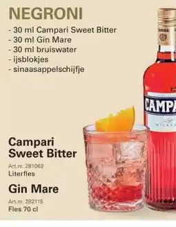 Sligro Campari Sweet Bitter aanbieding