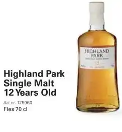 Sligro Highland Park Single Malt 12 Years Old aanbieding