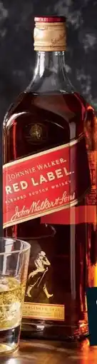 Sligro Johnnie Walker Blended Scotch Whisky Red Label aanbieding