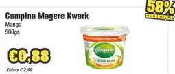 Budget Food Campina Magere Kwark aanbieding