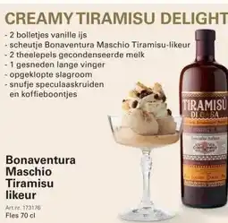 Sligro Bonaventura Maschio Tiramisu likeur aanbieding