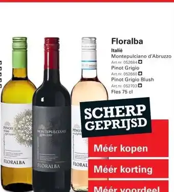 Sligro Floralba Italië aanbieding