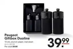 Sligro Peugeot Giftbox Duoline aanbieding