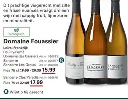 Sligro Domaine Fouassier aanbieding
