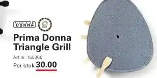 Sligro Prima Donna Triangle Grill aanbieding