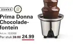 Sligro Prima Donna Chocolade- fontein aanbieding