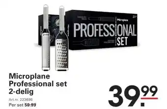 Sligro Microplane Professional set 2-delig aanbieding