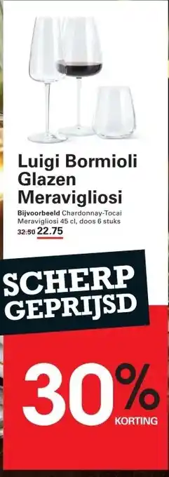 Sligro Luigi Bormioli Glazen Meravigliosi aanbieding