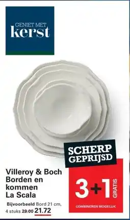 Sligro Villeroy & Boch Borden en kommen La Scala aanbieding