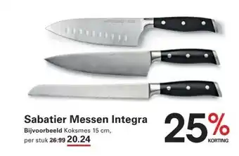 Sligro Sabatier Messen Integra aanbieding