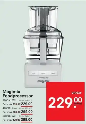 Sligro Magimix Foodprocessor aanbieding