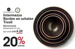 Sligro Intermezzo Borden en schalen Tivoli aanbieding