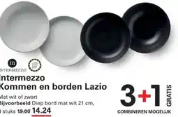 Sligro Intermezzo Kommen en borden Lazio aanbieding