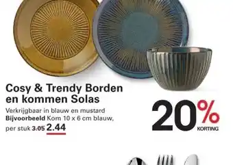 Sligro Cosy & Trendy Borden en kommen Solas aanbieding