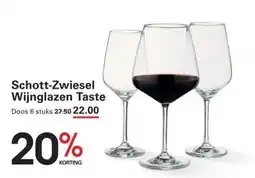 Sligro Schott-Zwiesel Wijnglazen Taste aanbieding