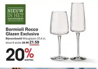 Sligro Bormioli Rocco Glazen Exclusiva aanbieding