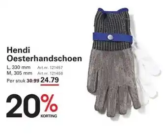 Sligro Hendi Oesterhandschoen aanbieding